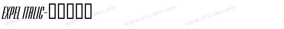 Expel Italic字体转换